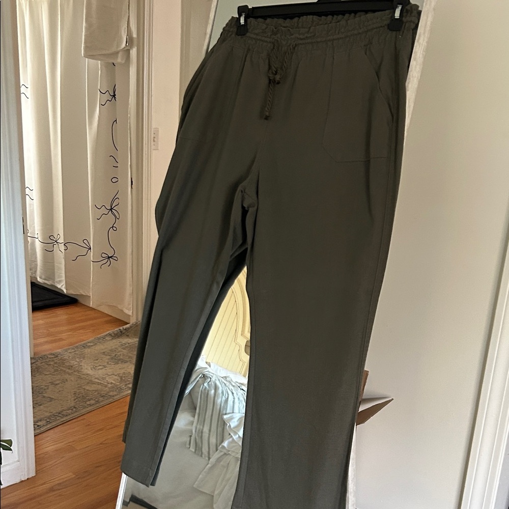 Ci Sono Khaki Boot Cut Pants - Picture 2 of 2